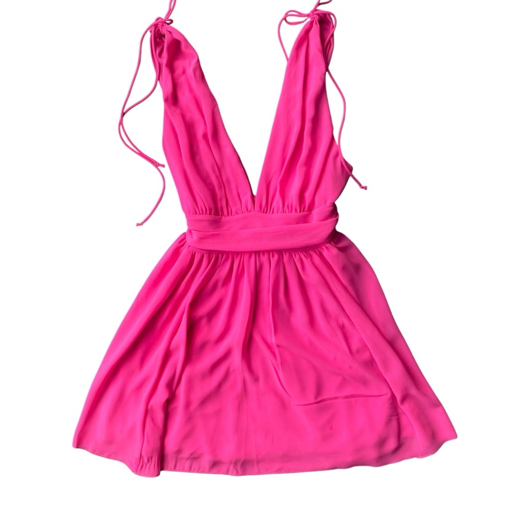 Lucy in the Sky Hot Pink Mini Dress Size S